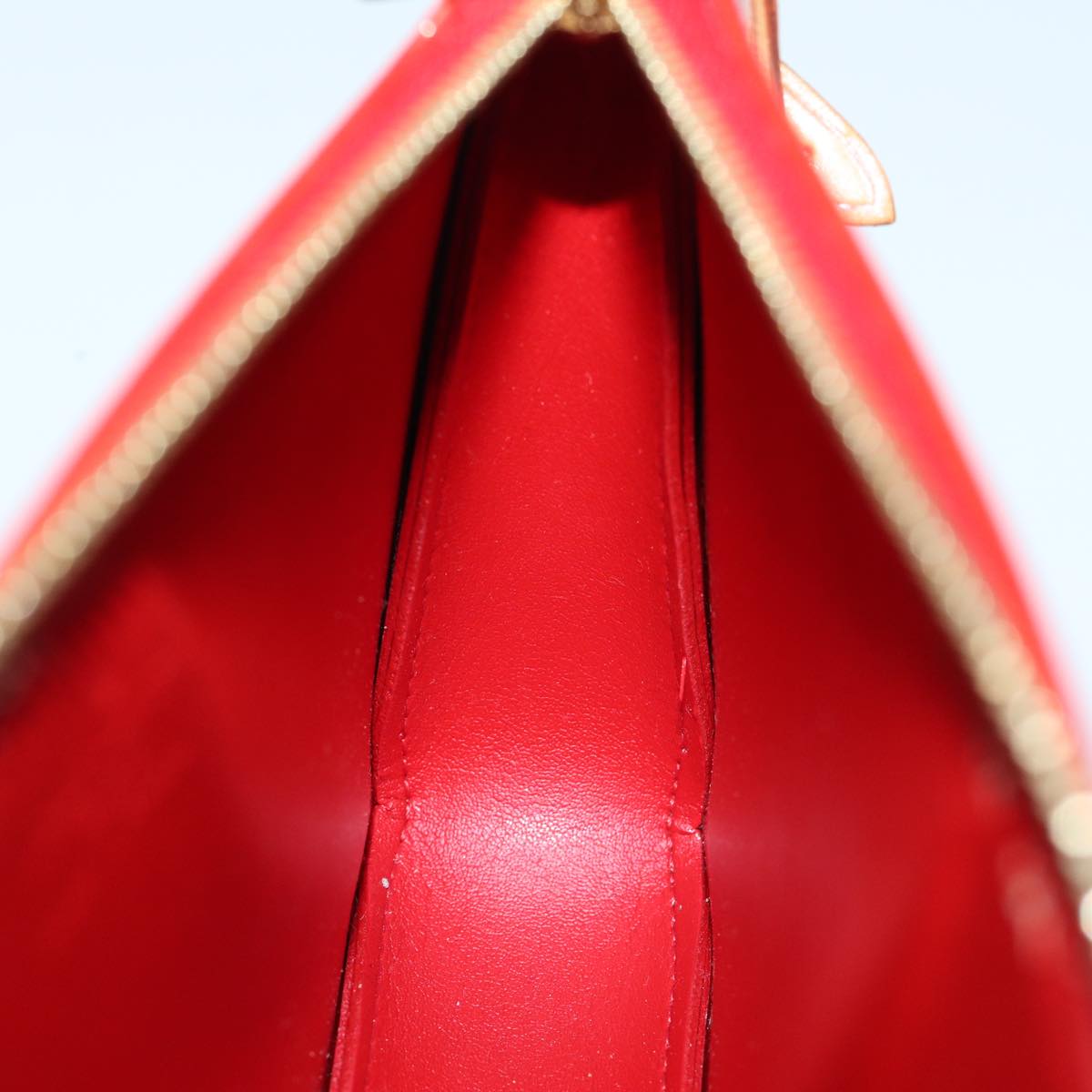 LOUIS VUITTON Monogram Vernis Lexington Accessory Pouch Rouge M91132 72101A