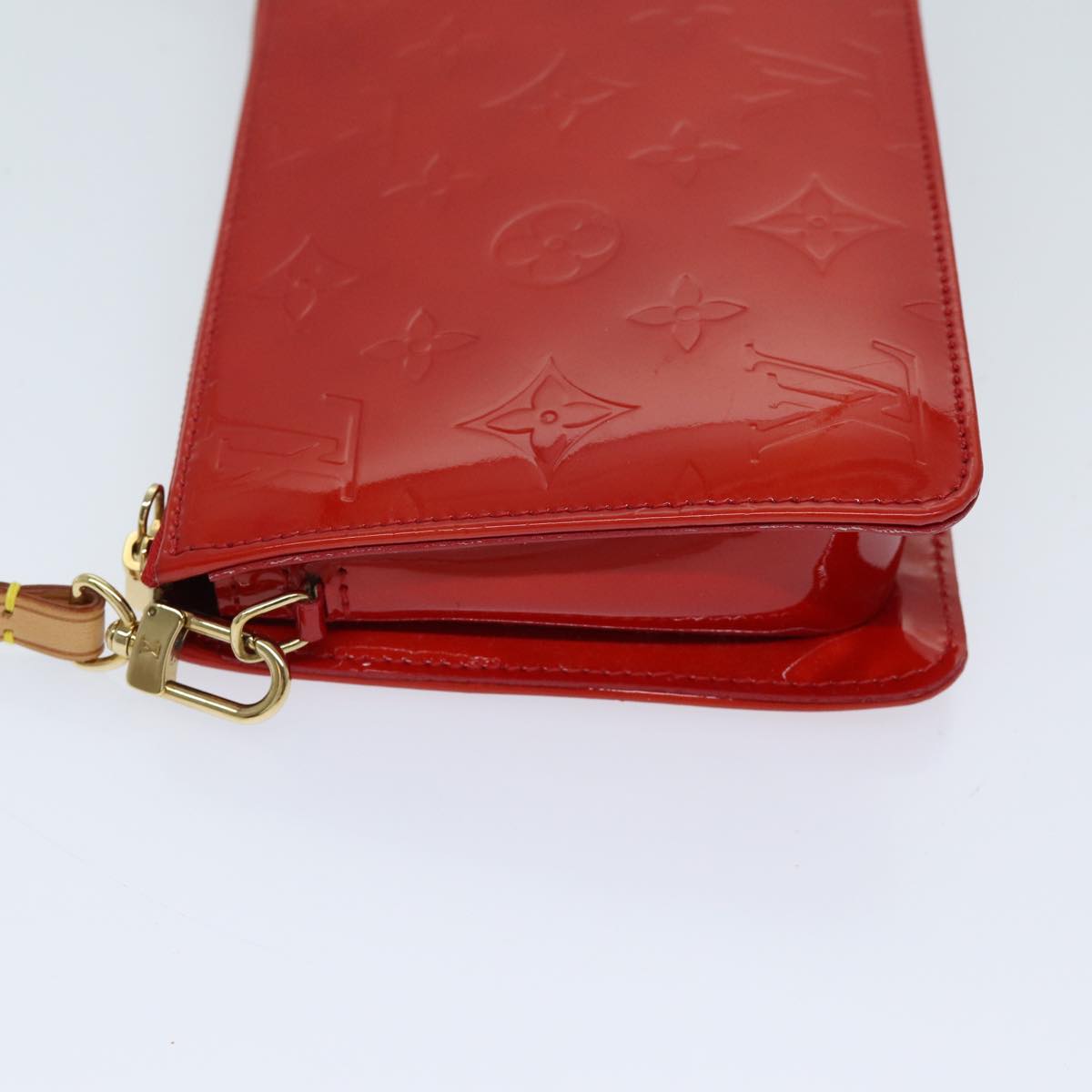 LOUIS VUITTON Monogram Vernis Lexington Accessory Pouch Rouge M91132 72101A