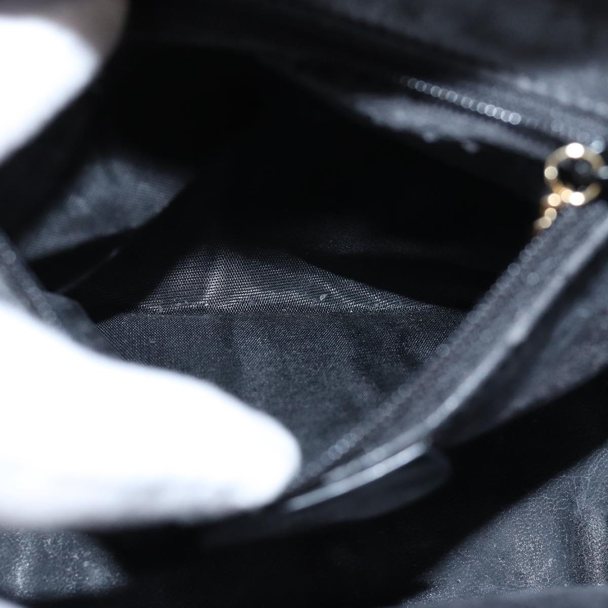 GUCCI Hand Bag Patent leather 2way Black 000 3270 0323 72127