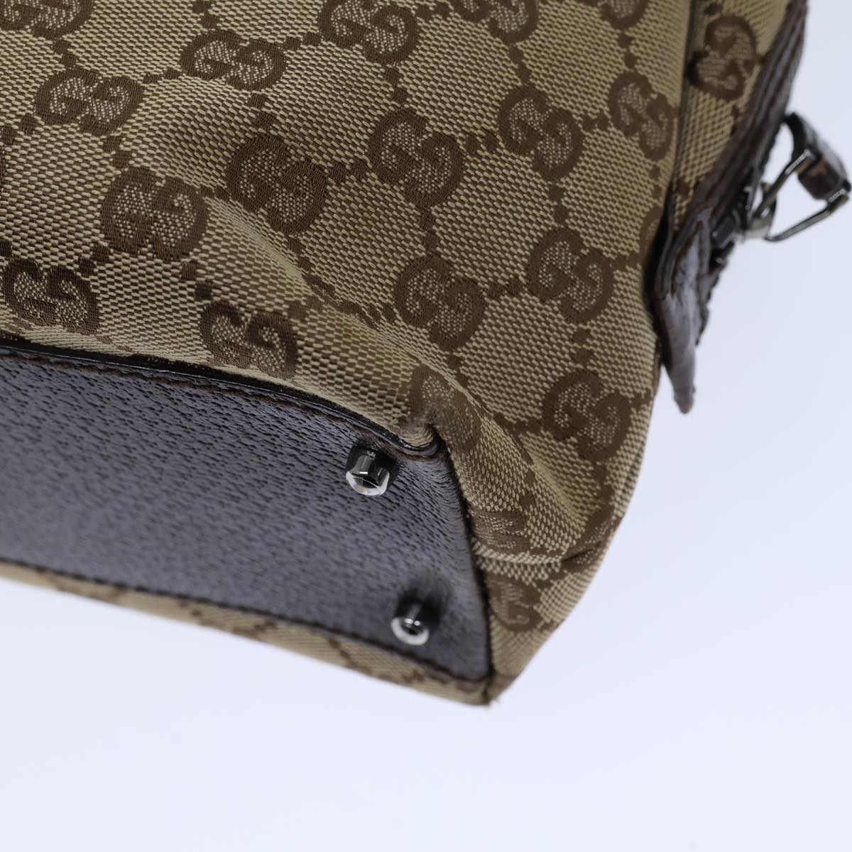 GUCCI GG Canvas Hand Bag Beige 72163