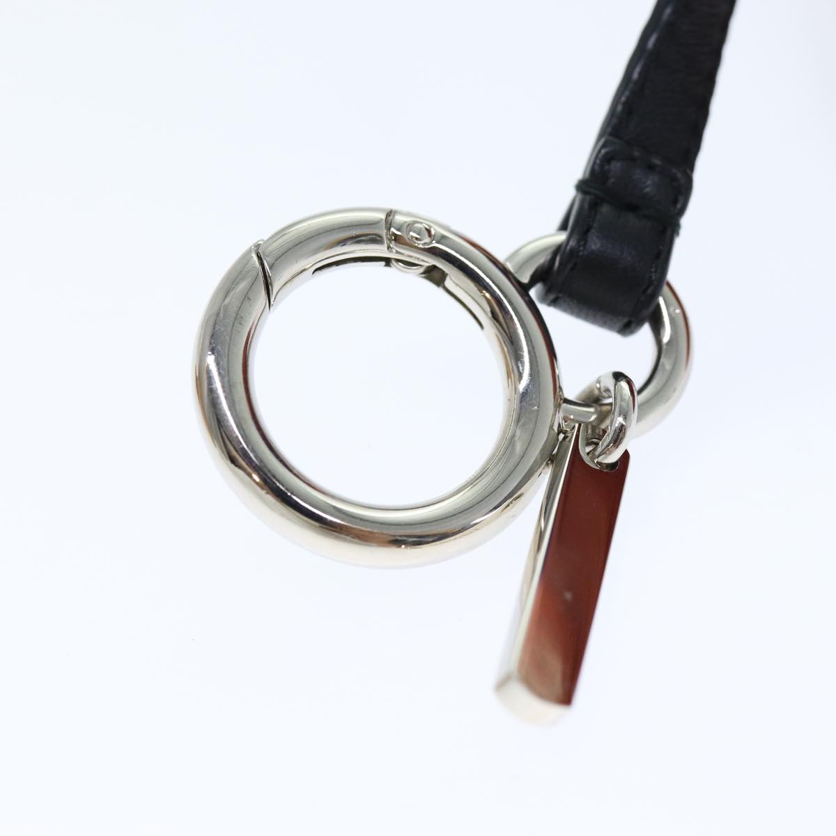 FENDI Key Holder metal Brown Pink blue 72170