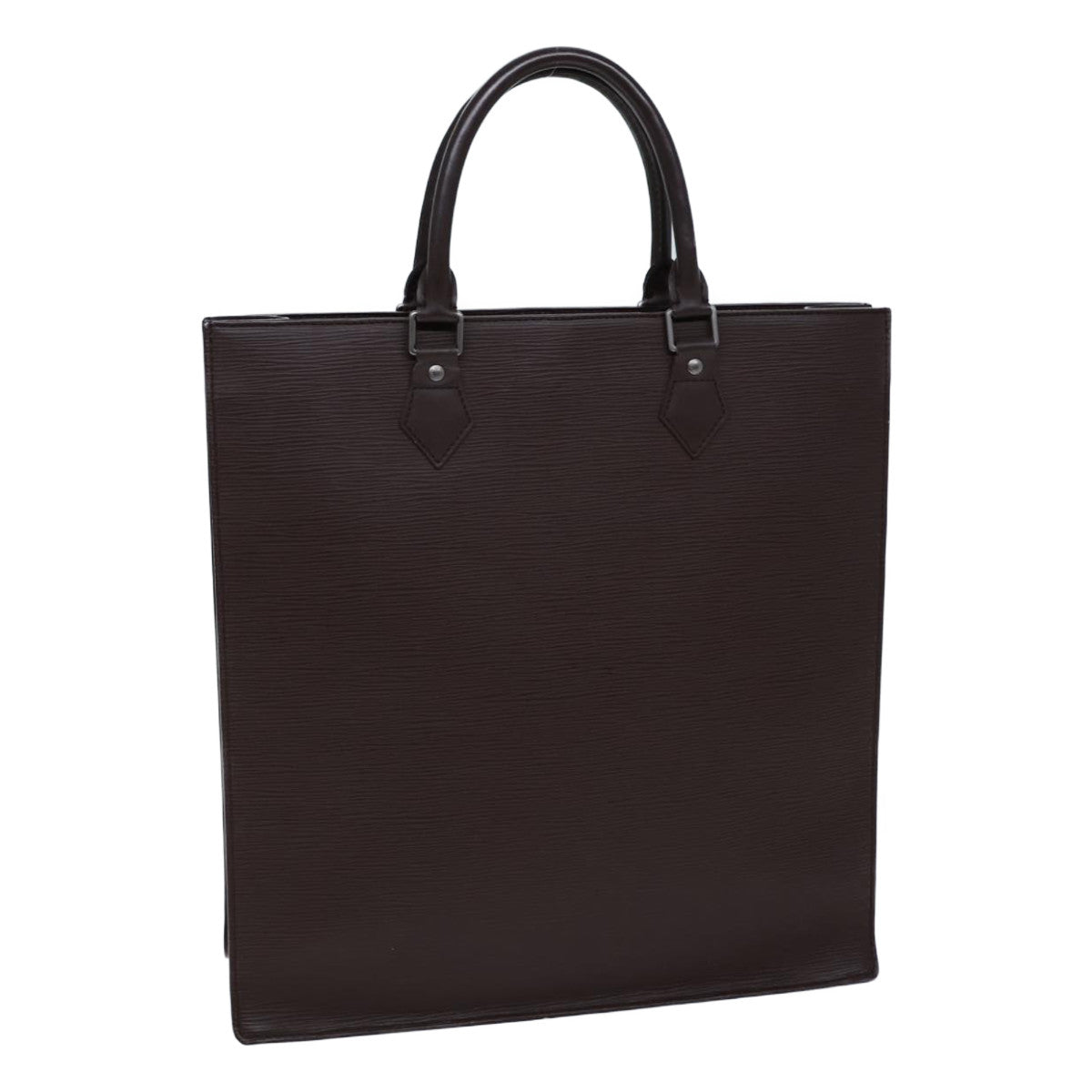 LOUIS VUITTON Epi Sac Plat Hand Bag Mocha Brown M5908D LV 72177
