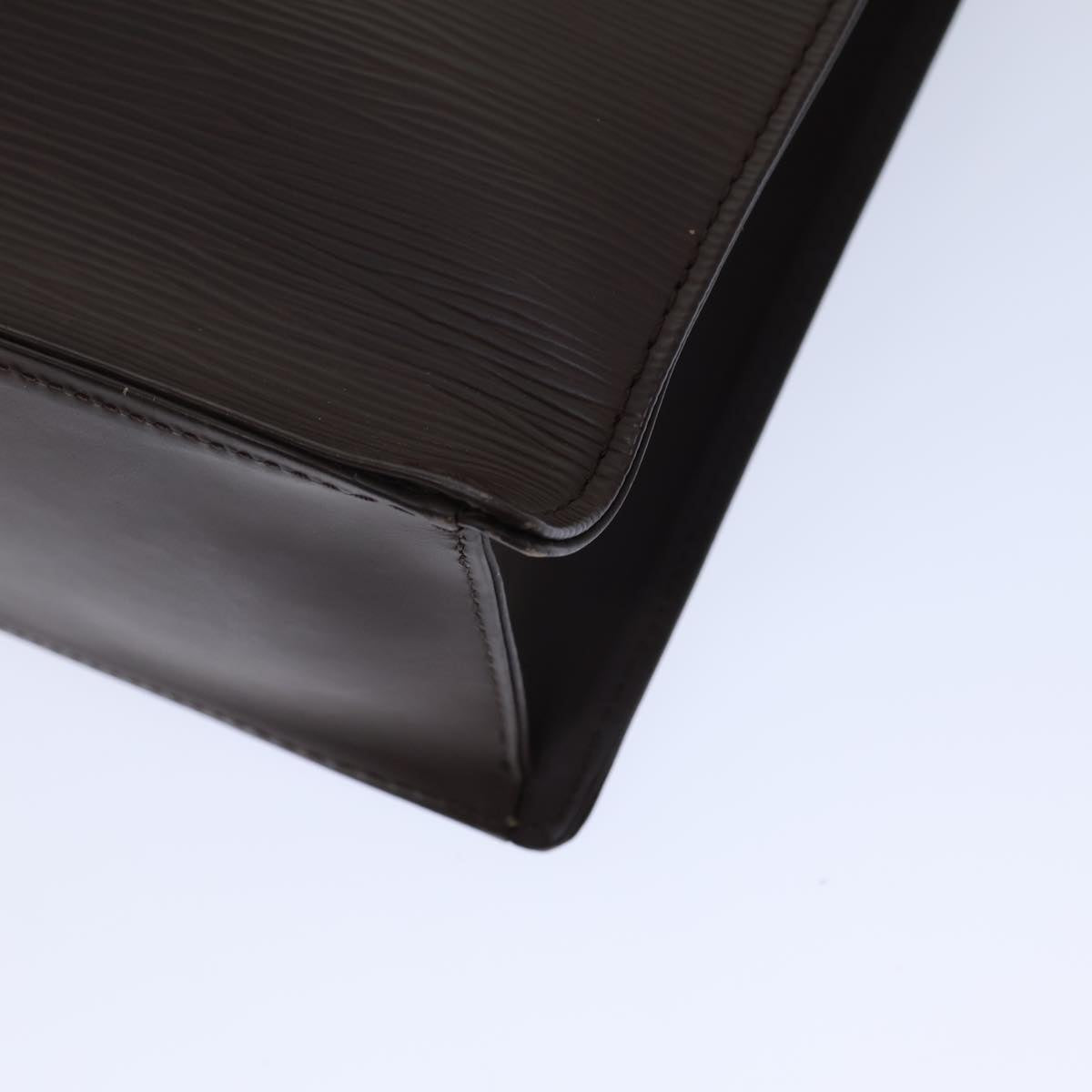 LOUIS VUITTON Epi Sac Plat Hand Bag Mocha Brown M5908D LV 72177
