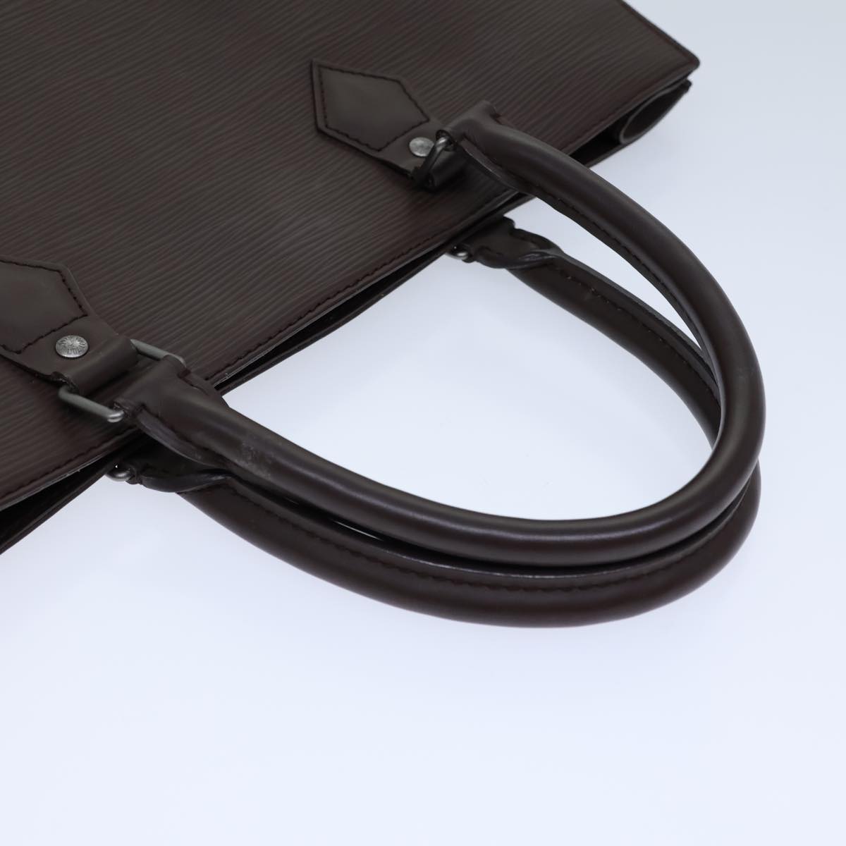 LOUIS VUITTON Epi Sac Plat Hand Bag Mocha Brown M5908D LV 72177