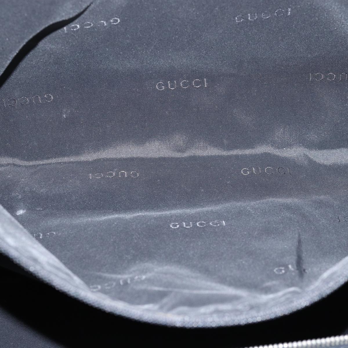 GUCCI Boston Bag Nylon 2way Black 012 0399 2123 72179