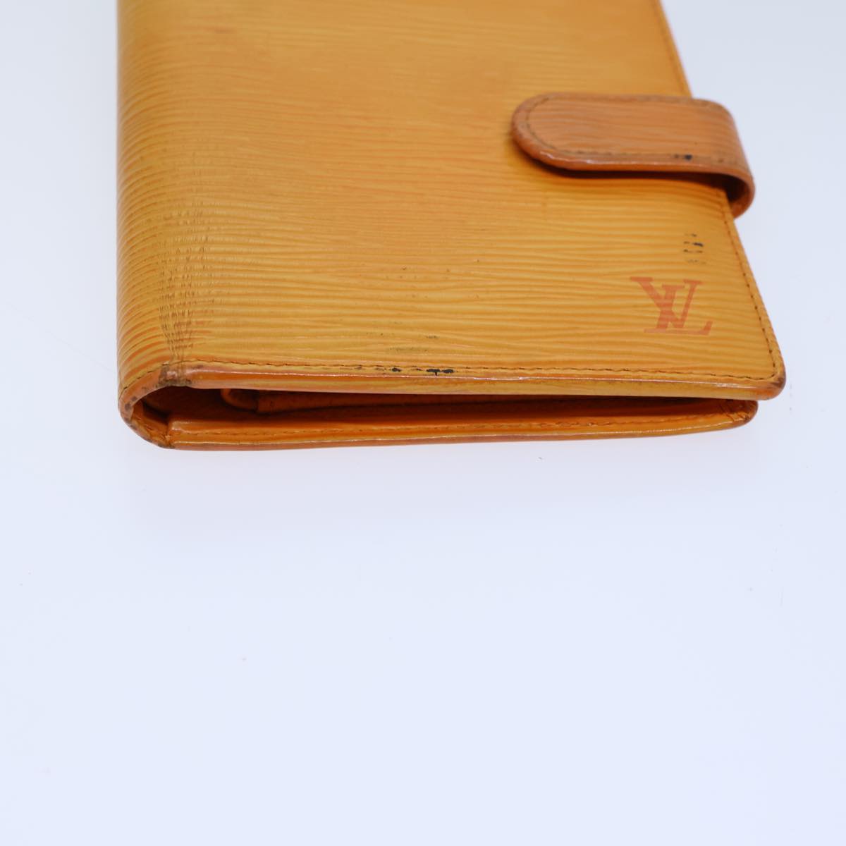 LOUIS VUITTON Epi Porte Billets Compact Bifold Wallet Mandarin M6355H 72180