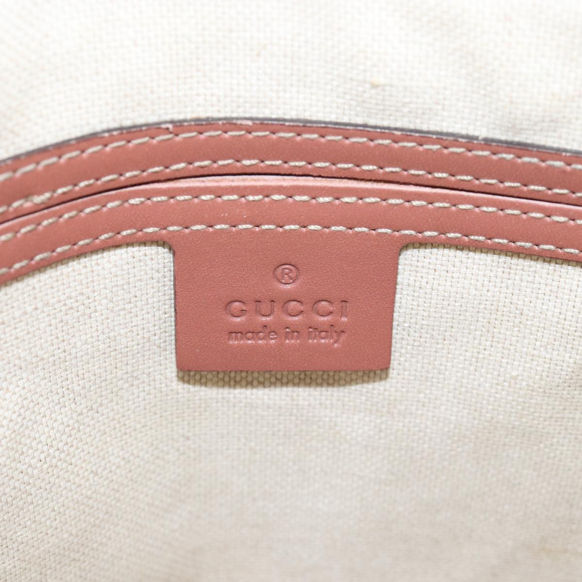 GUCCI GG Supreme Shoulder Bag PVC Beige 295257 72293