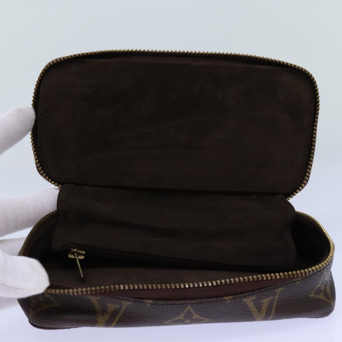 LOUIS VUITTON Monogram Poche Monte Carlo Jewelry Box M47352 LV 72310