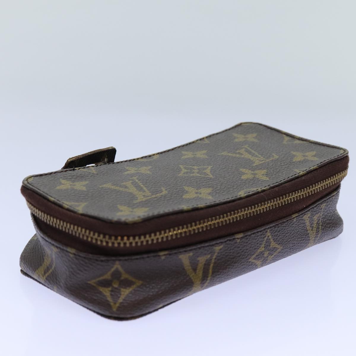 LOUIS VUITTON Monogram Poche Monte Carlo Jewelry Box M47352 LV 72310