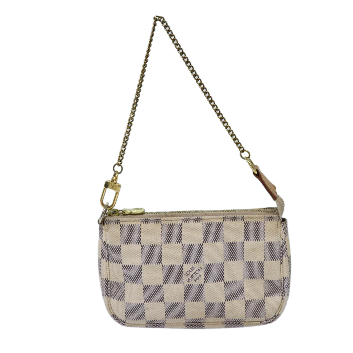 LOUIS VUITTON Damier Azur Mini Pochette Accessoires Pouch N58010 LV 72313