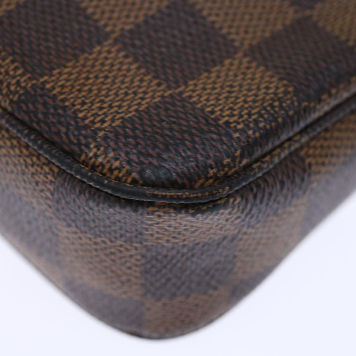 LOUIS VUITTON Damier Ebene Pochette Pouch New Model N41206 LV 72319