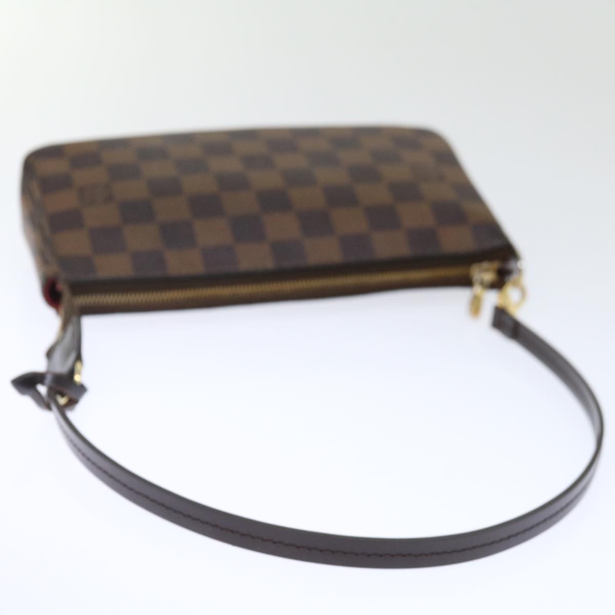 LOUIS VUITTON Damier Ebene Pochette Pouch New Model N41206 LV 72319