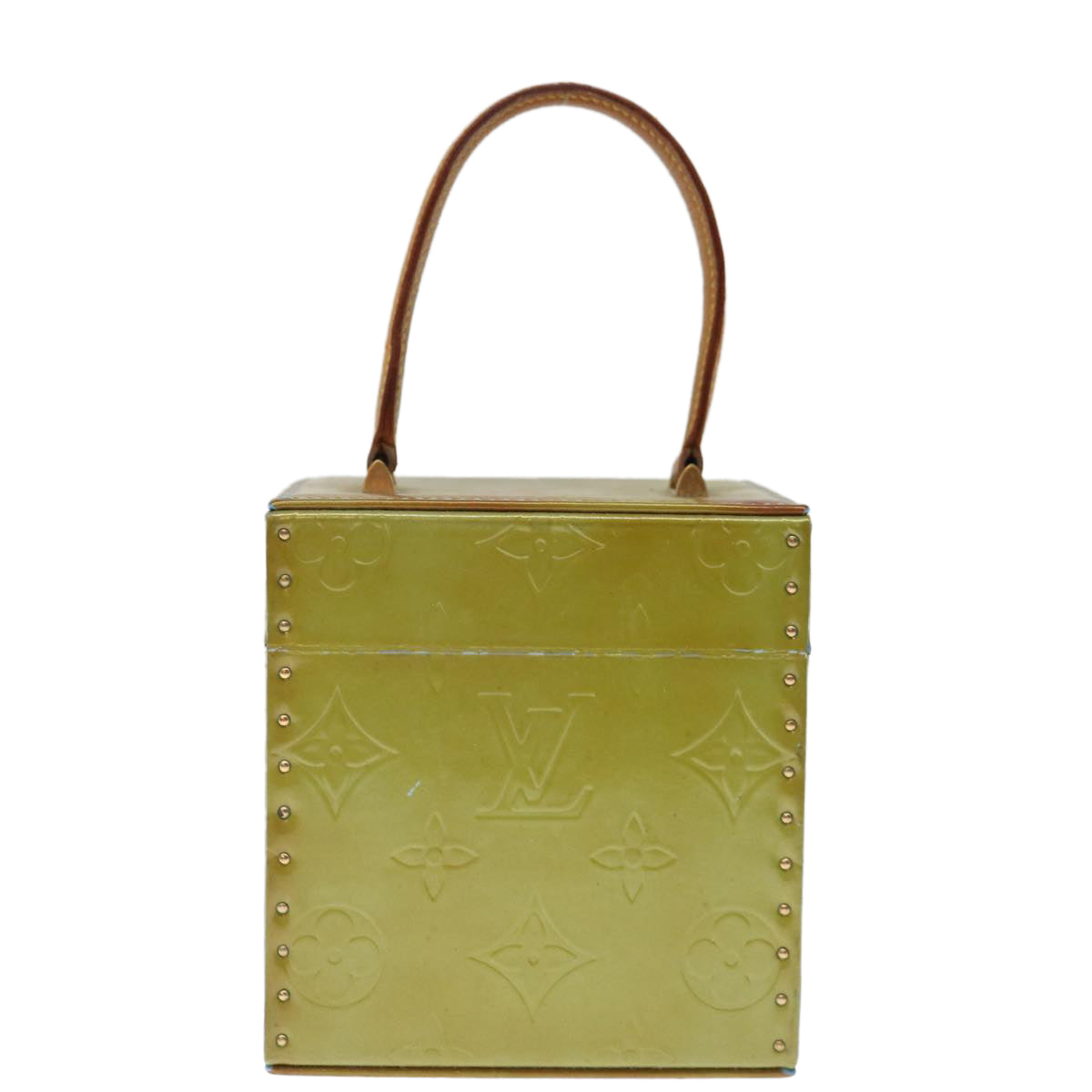 LOUIS VUITTON Monogram Vernis Bleecker Pouch Baby Blue M91003 LV 72332