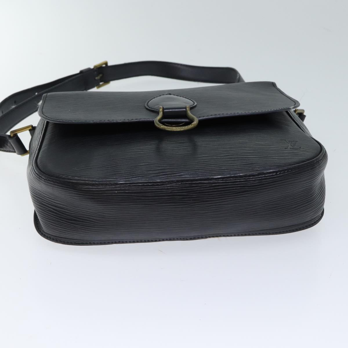 LOUIS VUITTON Epi Saint Cloud GM Shoulder Bag Black M52192 LV 72334