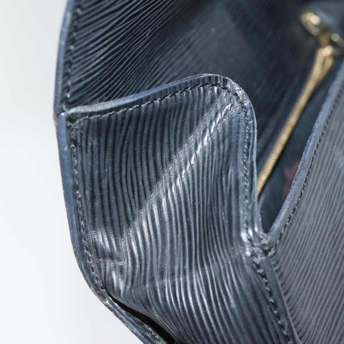 LOUIS VUITTON Epi Saint Cloud GM Shoulder Bag Black M52192 LV 72334