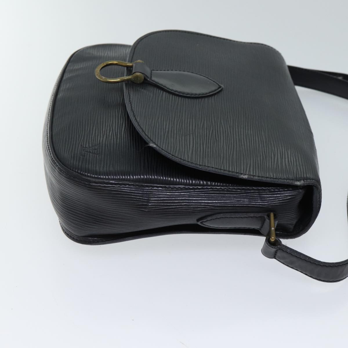 LOUIS VUITTON Epi Saint Cloud GM Shoulder Bag Black M52192 LV 72334