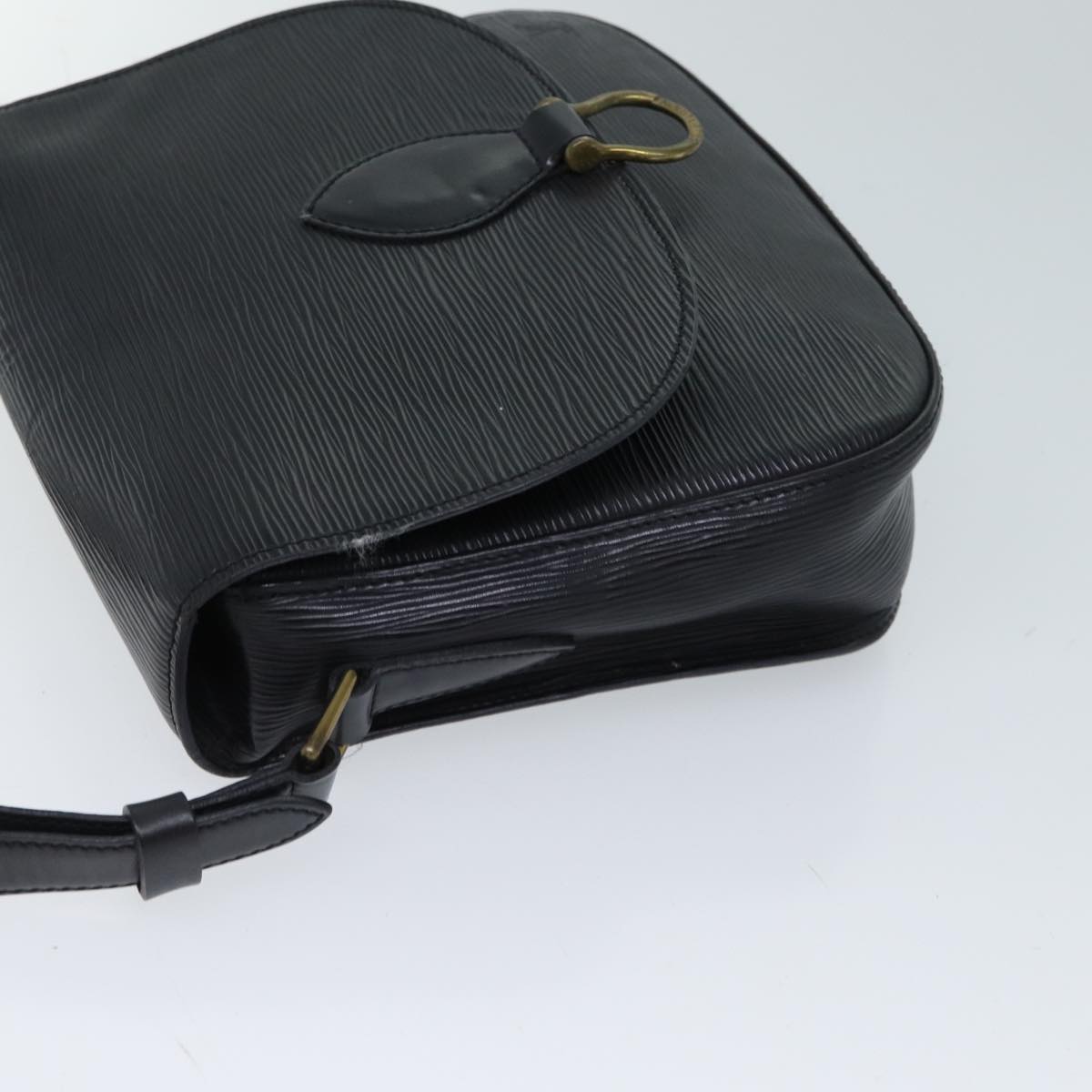 LOUIS VUITTON Epi Saint Cloud GM Shoulder Bag Black M52192 LV 72334