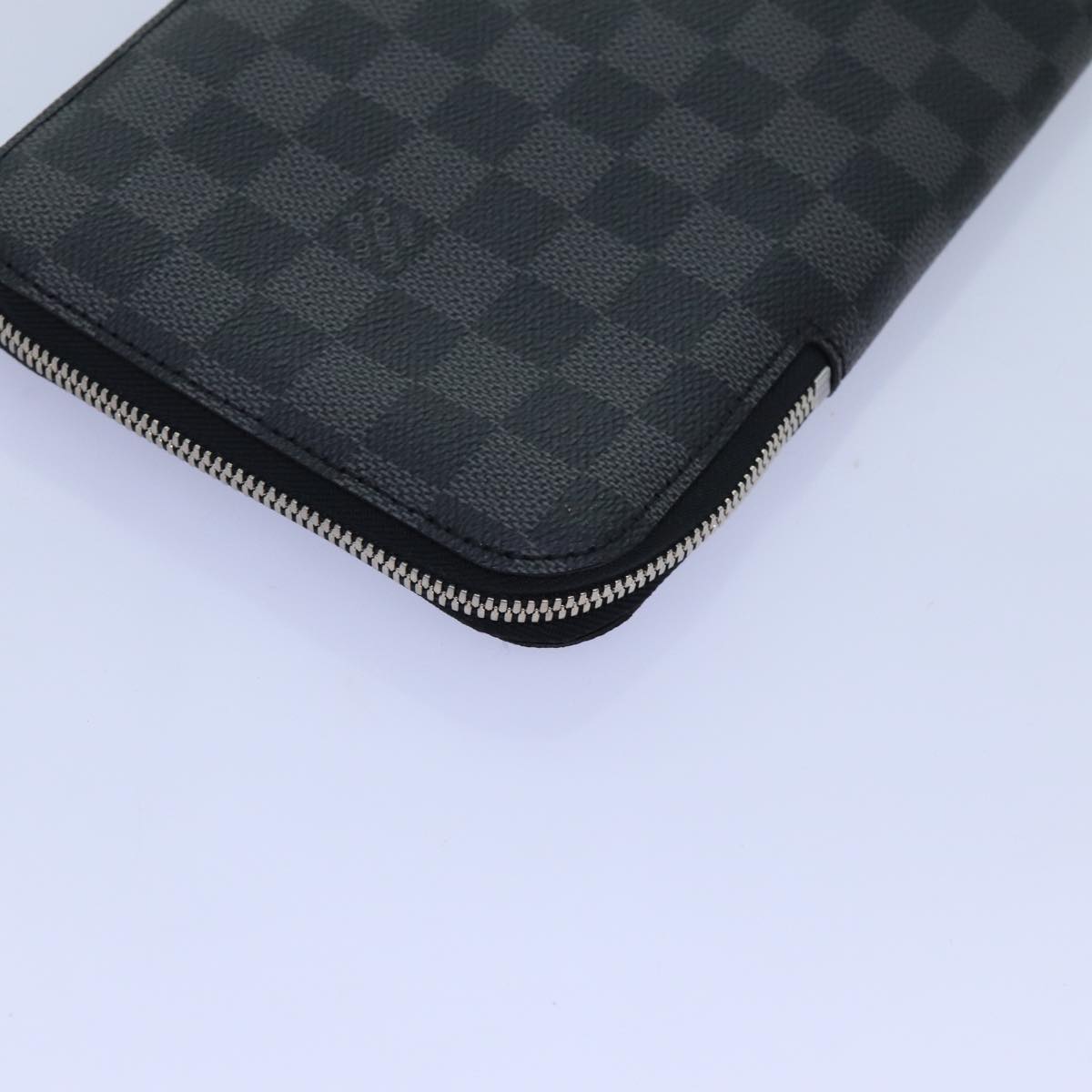 LOUIS VUITTON Damier Graphite Etui 5 Cravat Necktie Case N41136 LV 72349