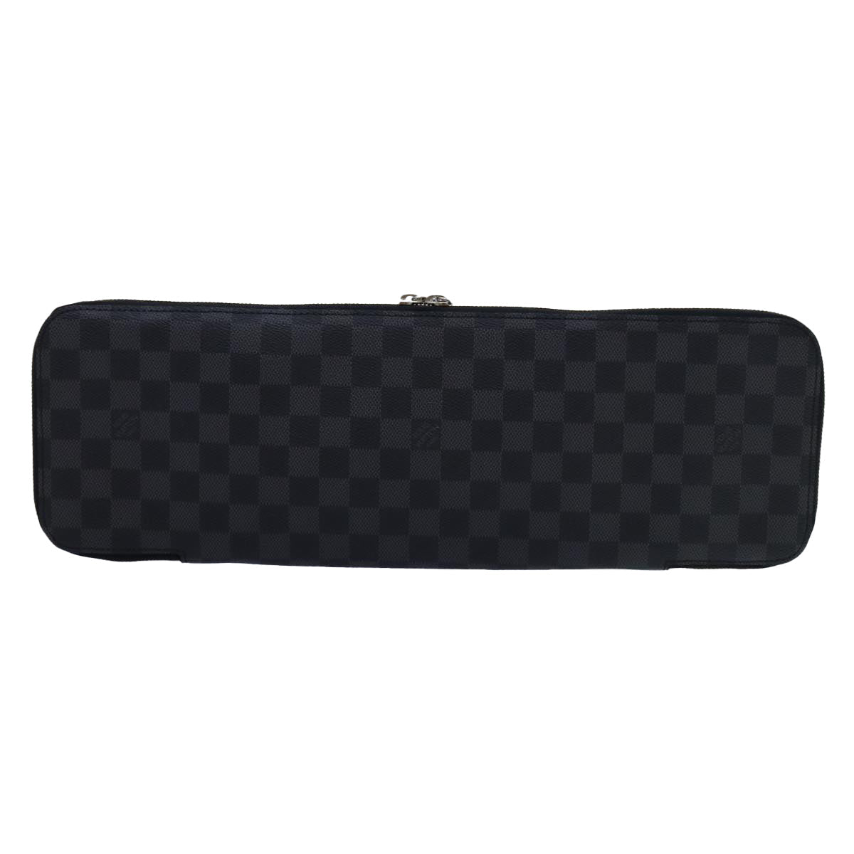 LOUIS VUITTON Damier Graphite Etui 5 Cravat Necktie Case N41136 LV 72349