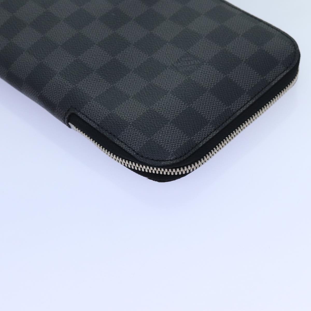 LOUIS VUITTON Damier Graphite Etui 5 Cravat Necktie Case N41136 LV 72349