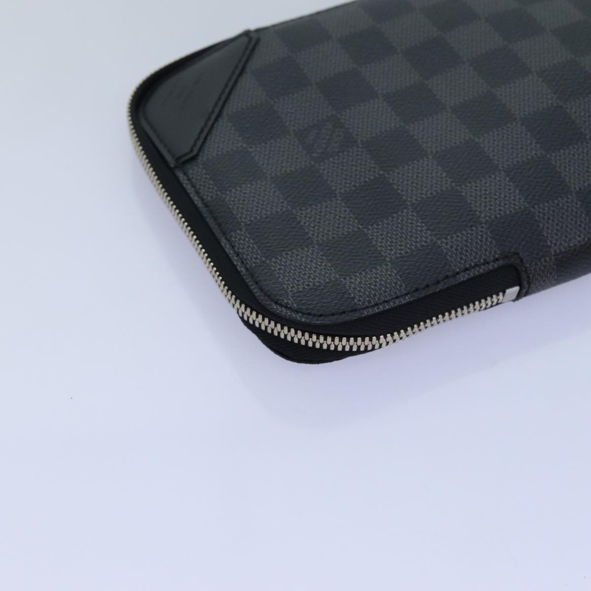 LOUIS VUITTON Damier Graphite Etui 5 Cravat Necktie Case N41136 LV 72349