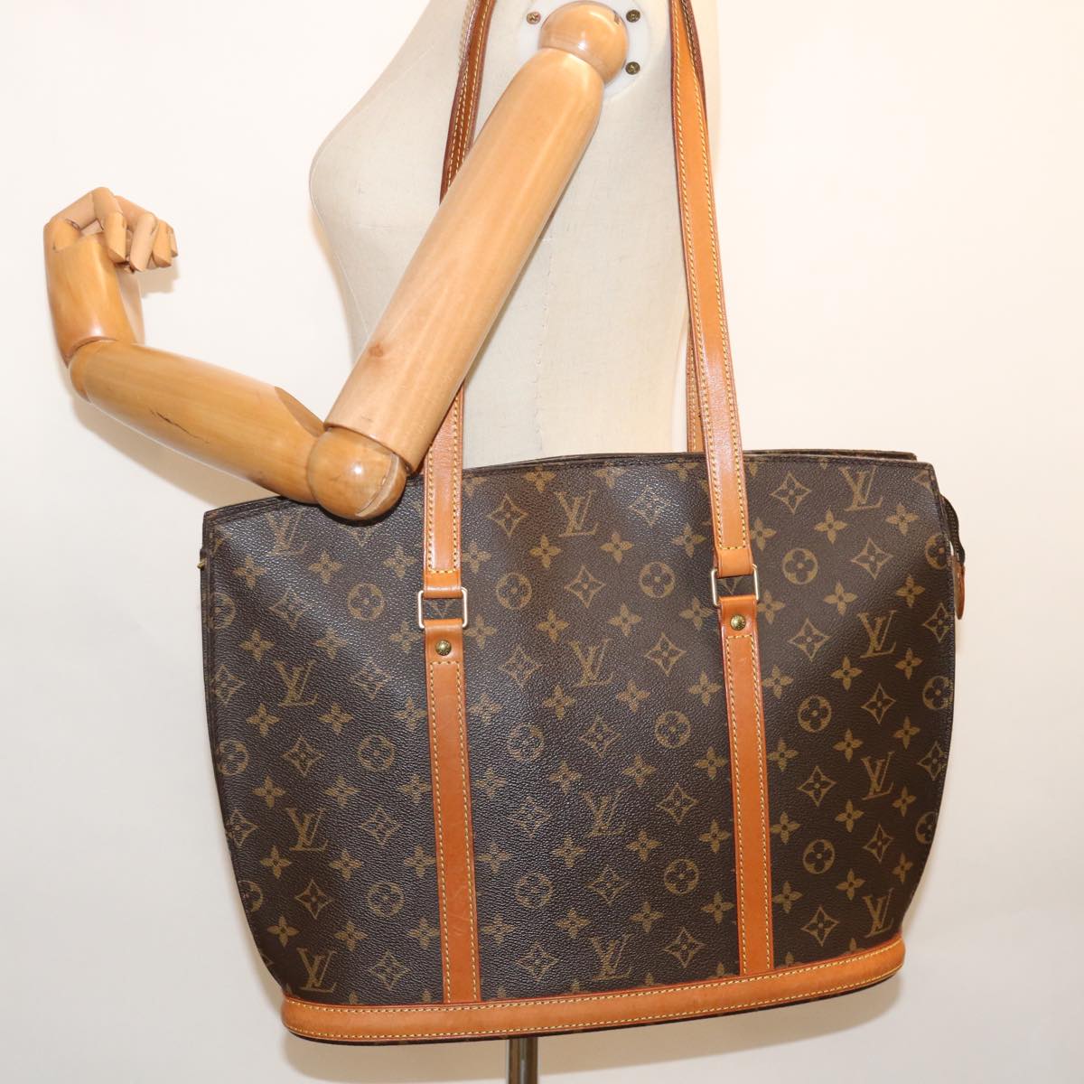 LOUIS VUITTON Monogram Babylone Tote Bag M51102 LV 72351