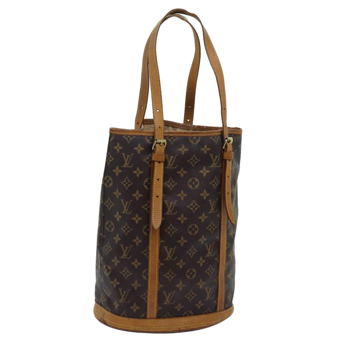 LOUIS VUITTON Monogram Bucket GM Shoulder Bag M42236 LV 72362