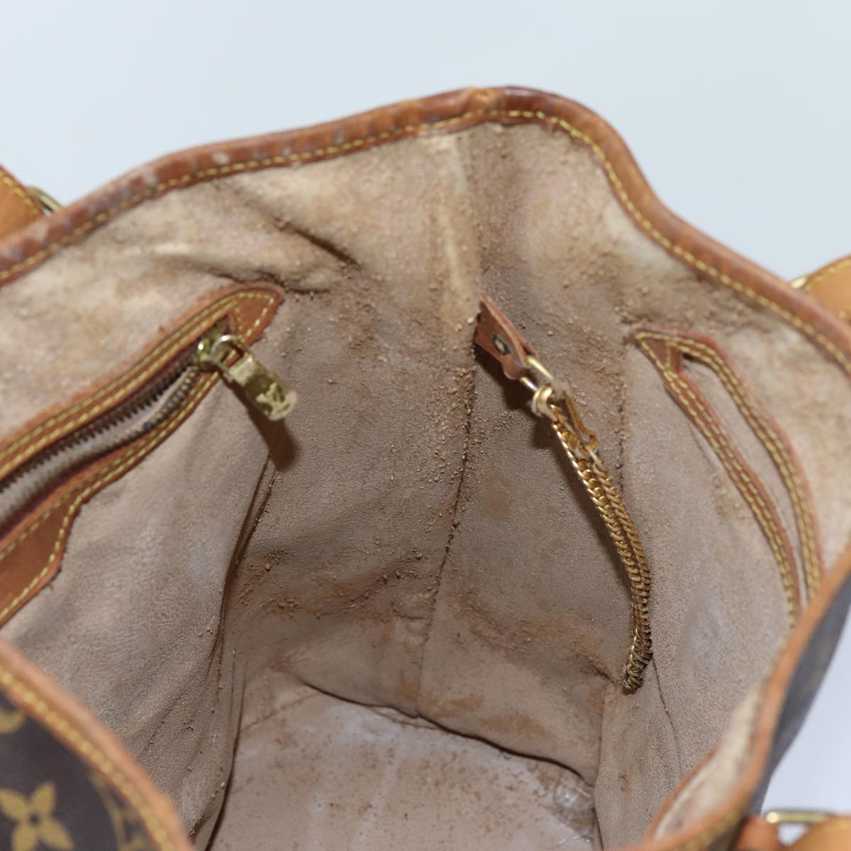 LOUIS VUITTON Monogram Bucket GM Shoulder Bag M42236 LV 72362