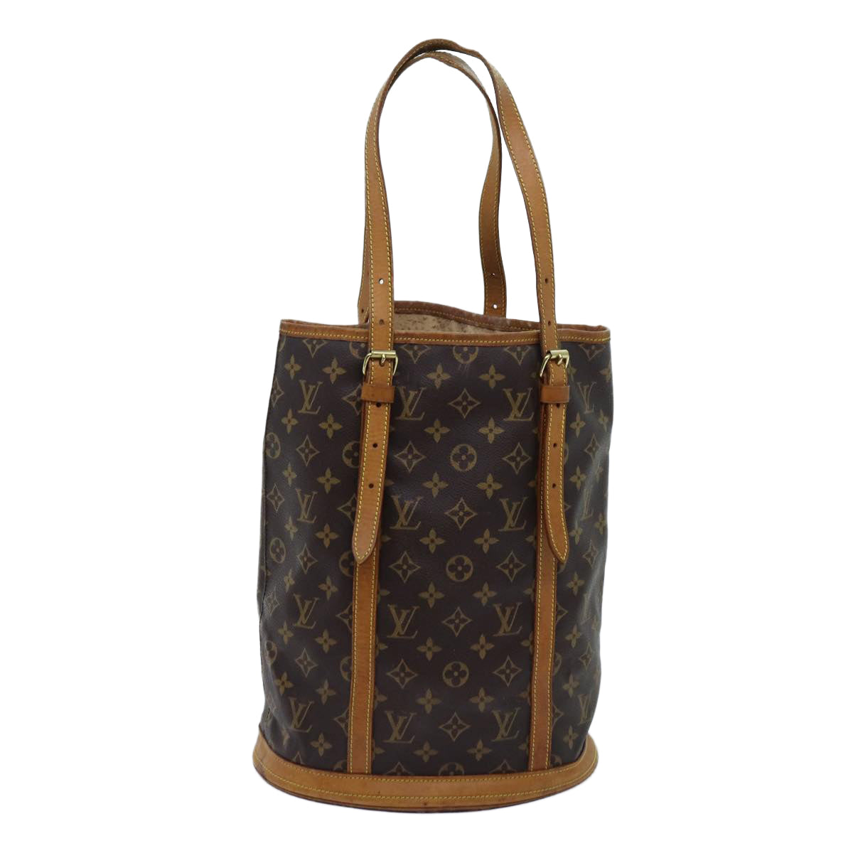 LOUIS VUITTON Monogram Bucket GM Shoulder Bag M42236 LV 72362