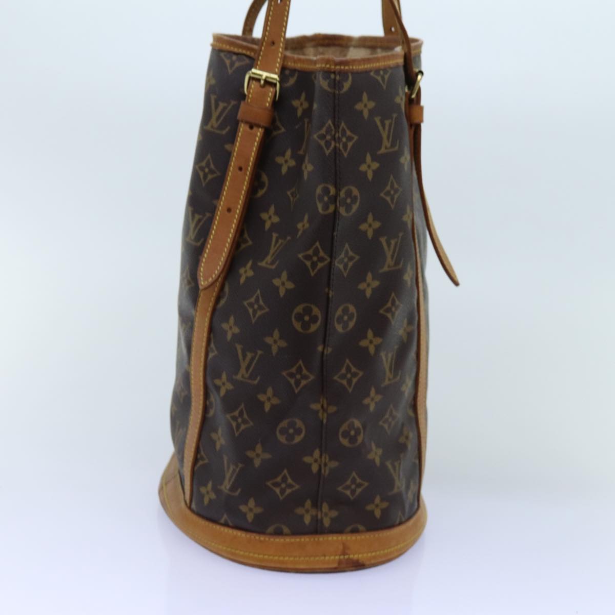 LOUIS VUITTON Monogram Bucket GM Shoulder Bag M42236 LV 72362