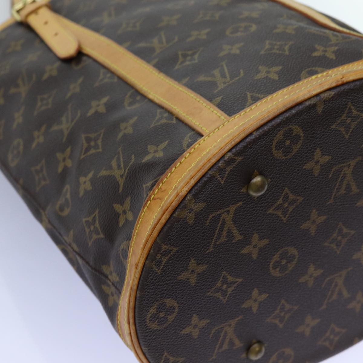 LOUIS VUITTON Monogram Bucket GM Shoulder Bag M42236 LV 72364