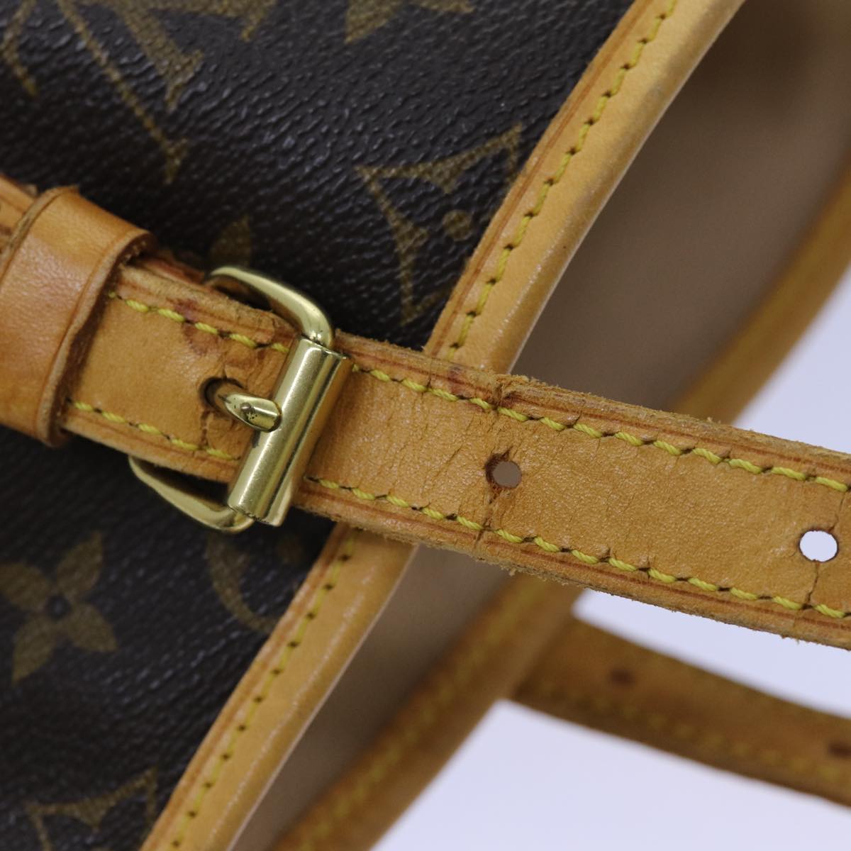 LOUIS VUITTON Monogram Bucket GM Shoulder Bag M42236 LV 72364