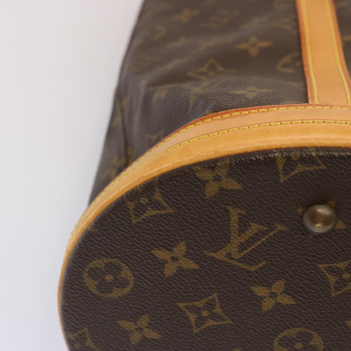 LOUIS VUITTON Monogram Bucket GM Shoulder Bag M42236 LV 72365