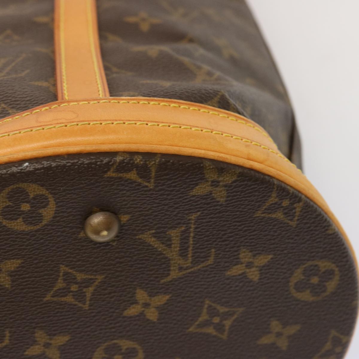 LOUIS VUITTON Monogram Bucket GM Shoulder Bag M42236 LV 72365