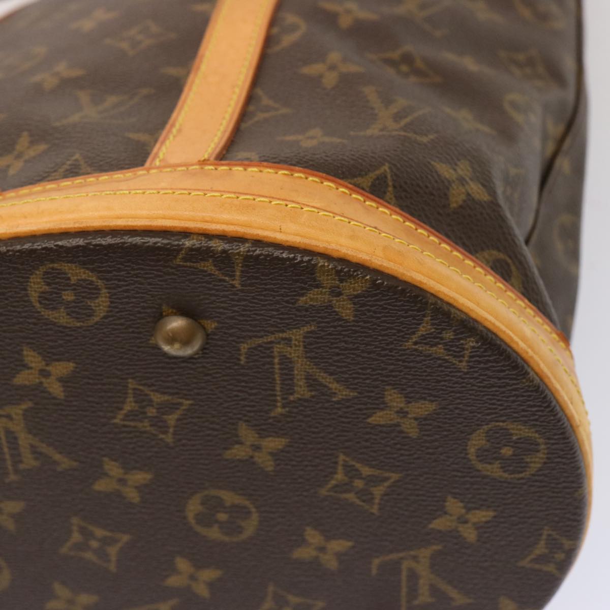 LOUIS VUITTON Monogram Bucket GM Shoulder Bag M42236 LV 72365