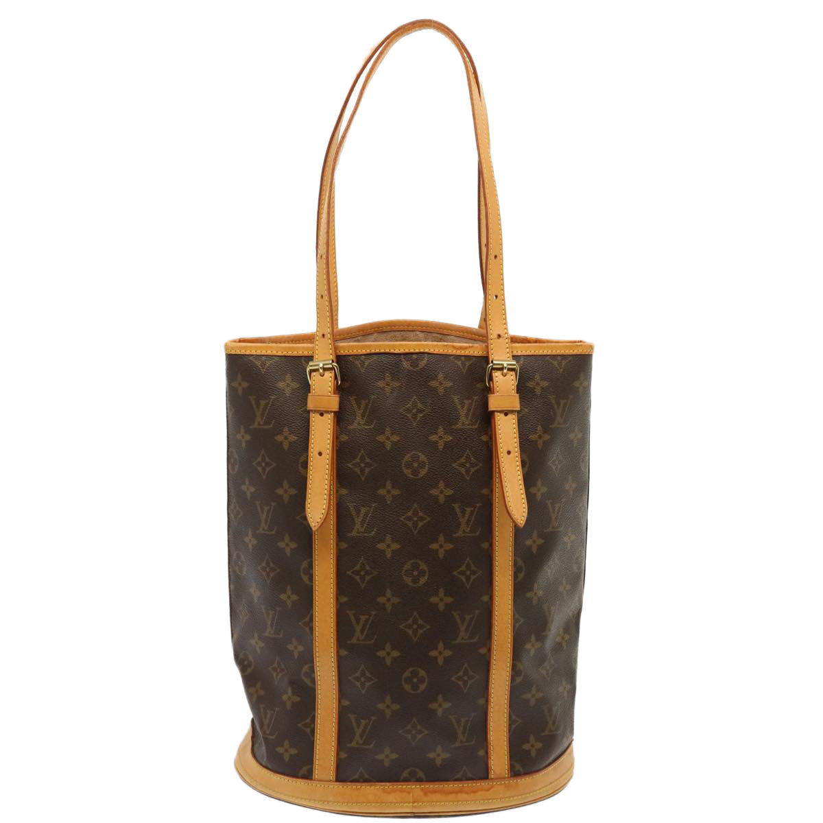 LOUIS VUITTON Monogram Bucket GM Shoulder Bag M42236 LV 72365