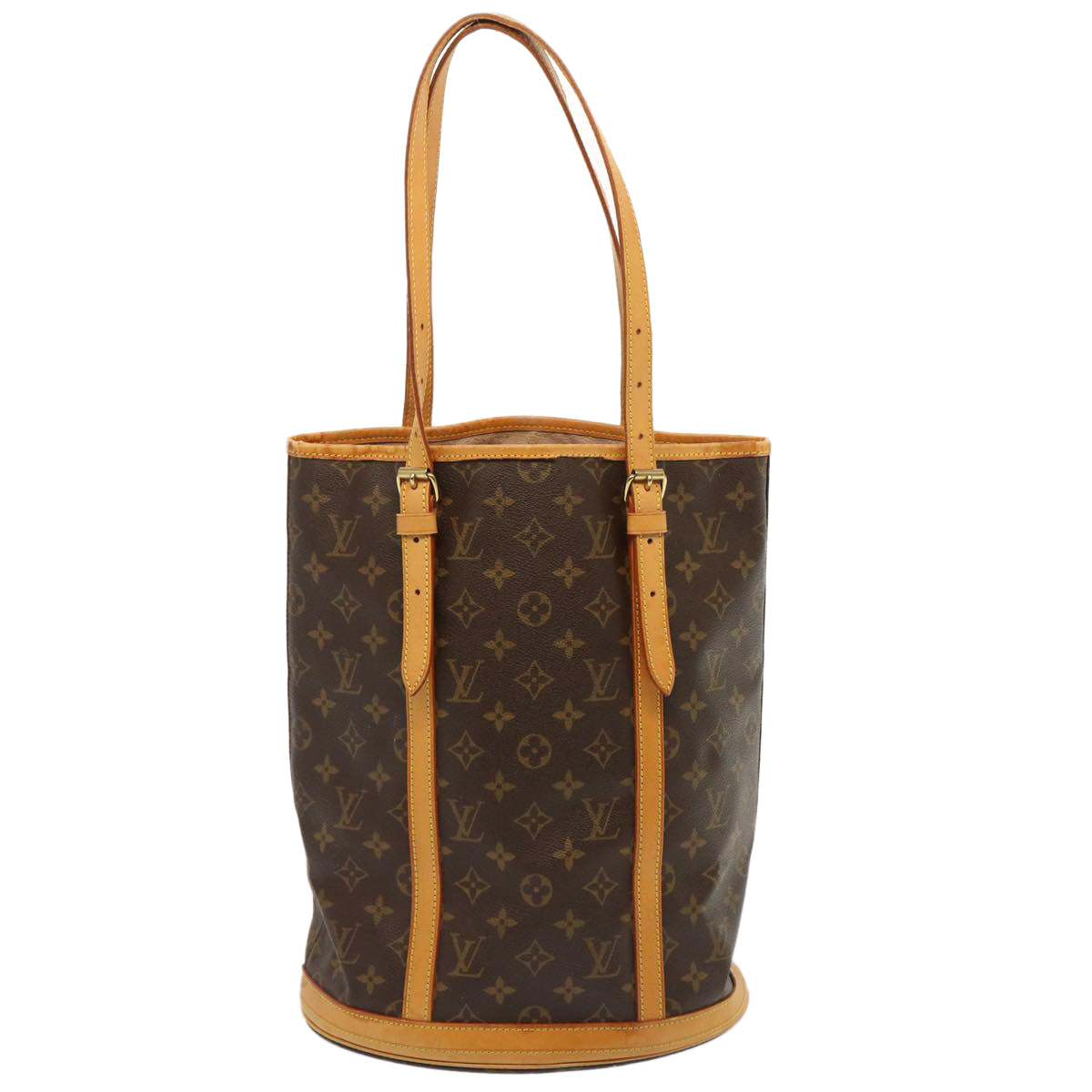 LOUIS VUITTON Monogram Bucket GM Shoulder Bag M42236 LV 72365
