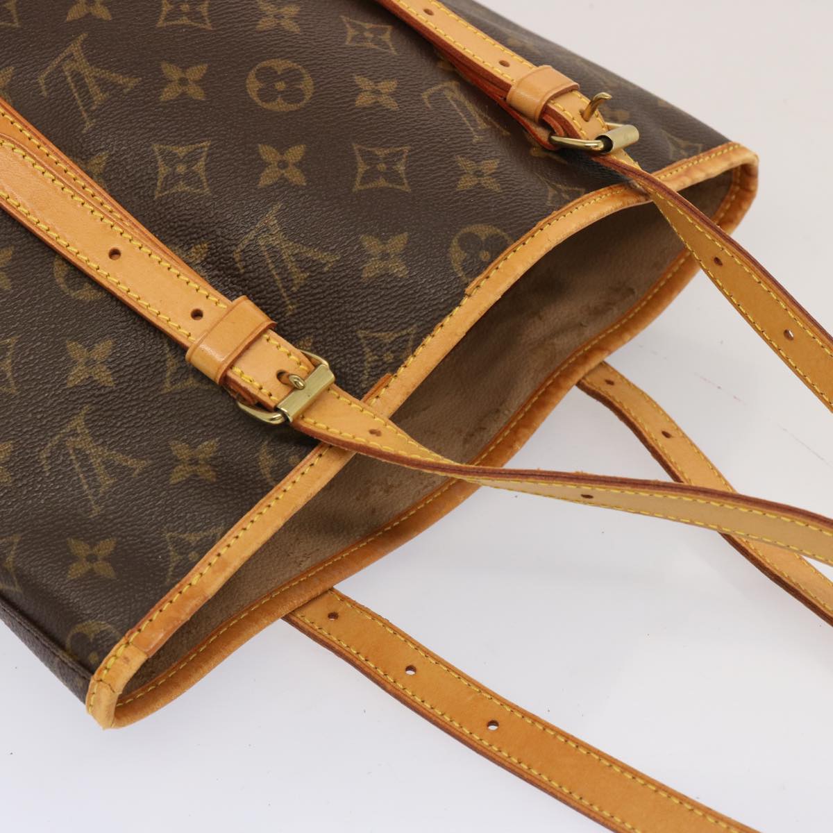 LOUIS VUITTON Monogram Bucket GM Shoulder Bag M42236 LV 72365