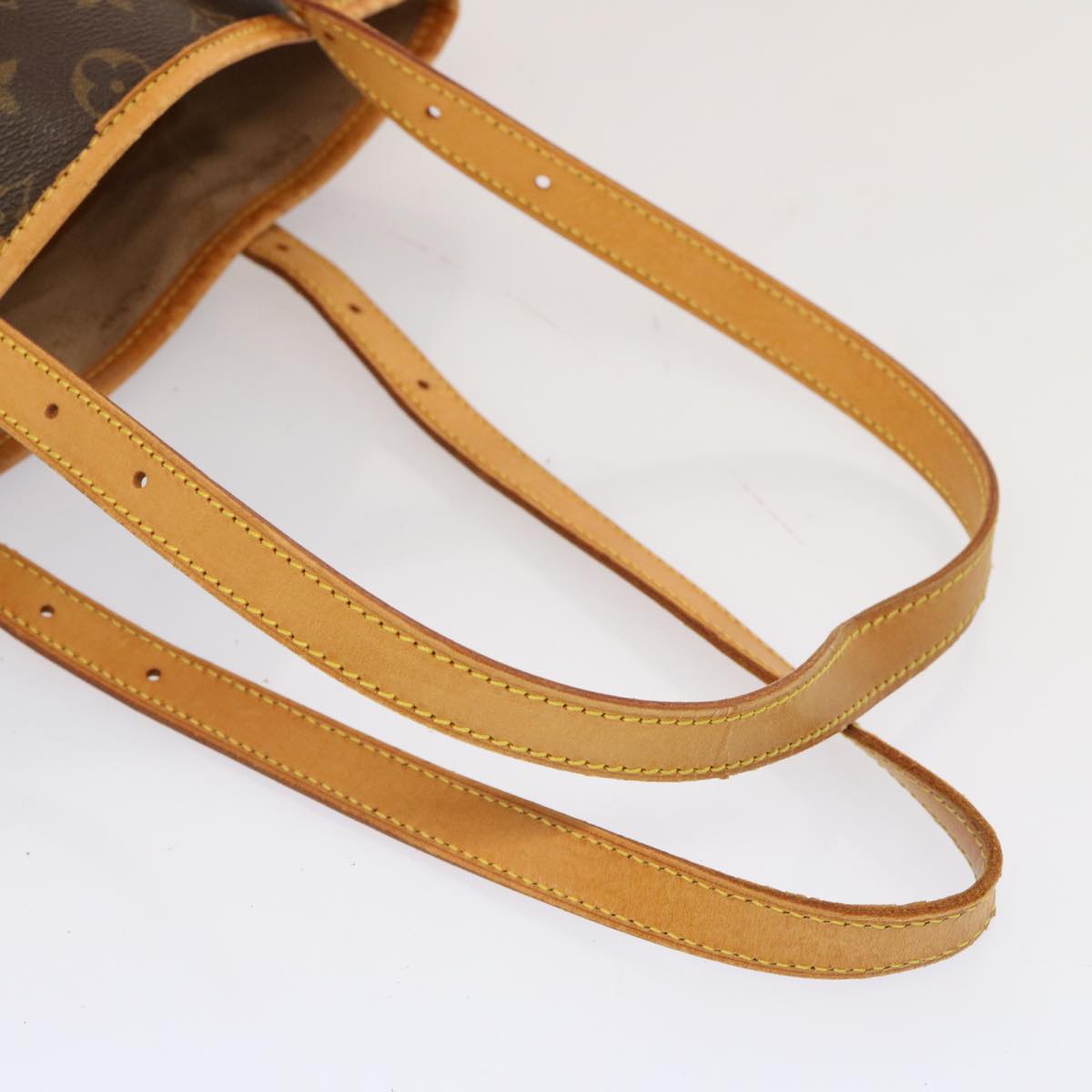 LOUIS VUITTON Monogram Bucket GM Shoulder Bag M42236 LV 72365