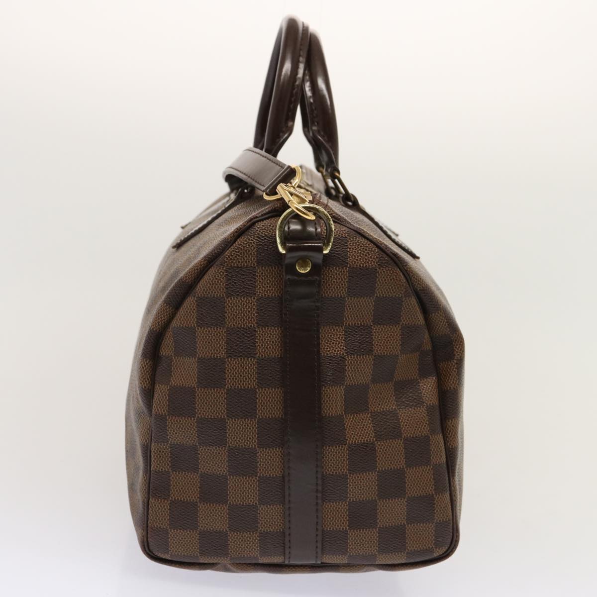 LOUIS VUITTON Damier Ebene Speedy Bandouliere 30 Hand Bag N41367 LV 72377