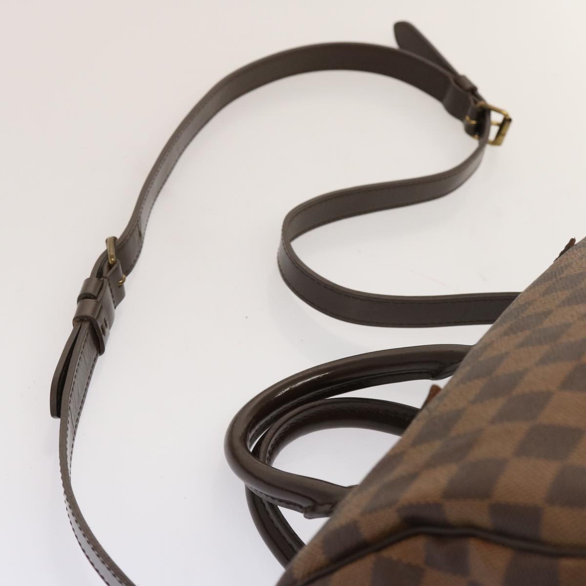 LOUIS VUITTON Damier Ebene Speedy Bandouliere 30 Hand Bag N41367 LV 72377