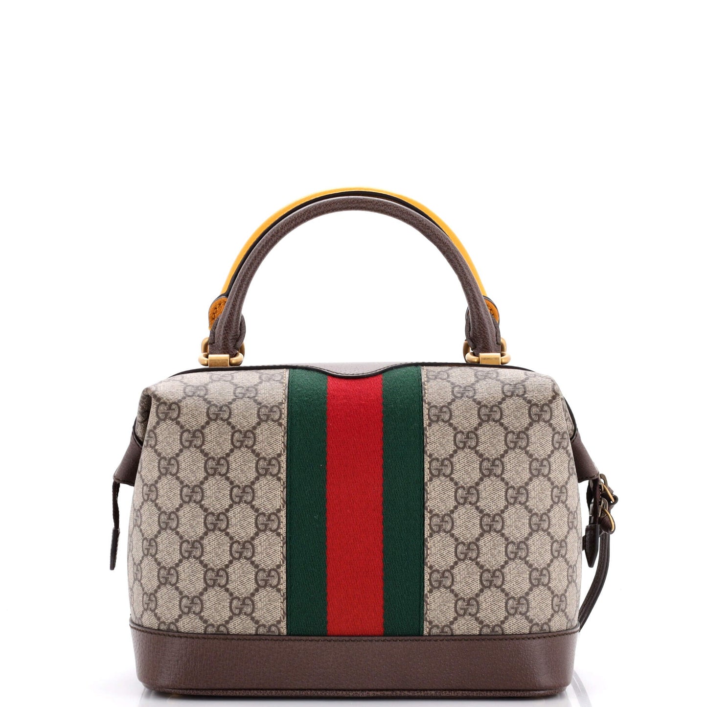 Web Bowler Bag GG Coated Canvas Medium