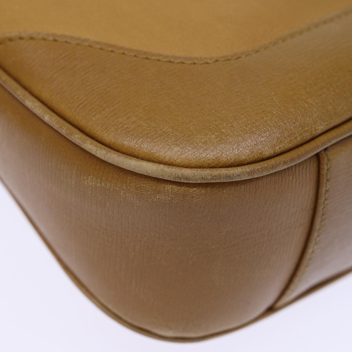GUCCI Bamboo Shoulder Bag Leather 2way Brown 72419
