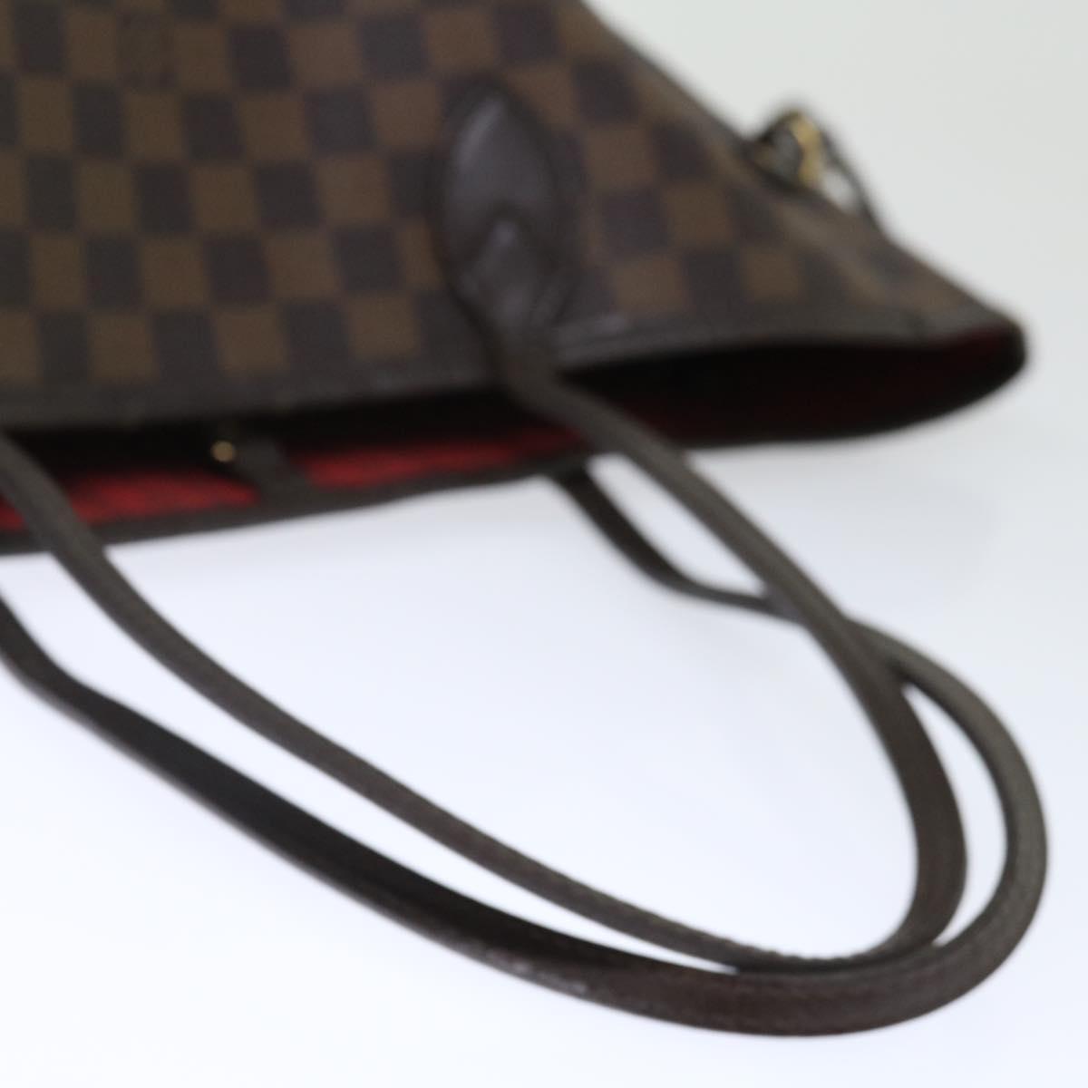 LOUIS VUITTON Damier Ebene Neverfull MM Tote Bag N51105 LV 72456