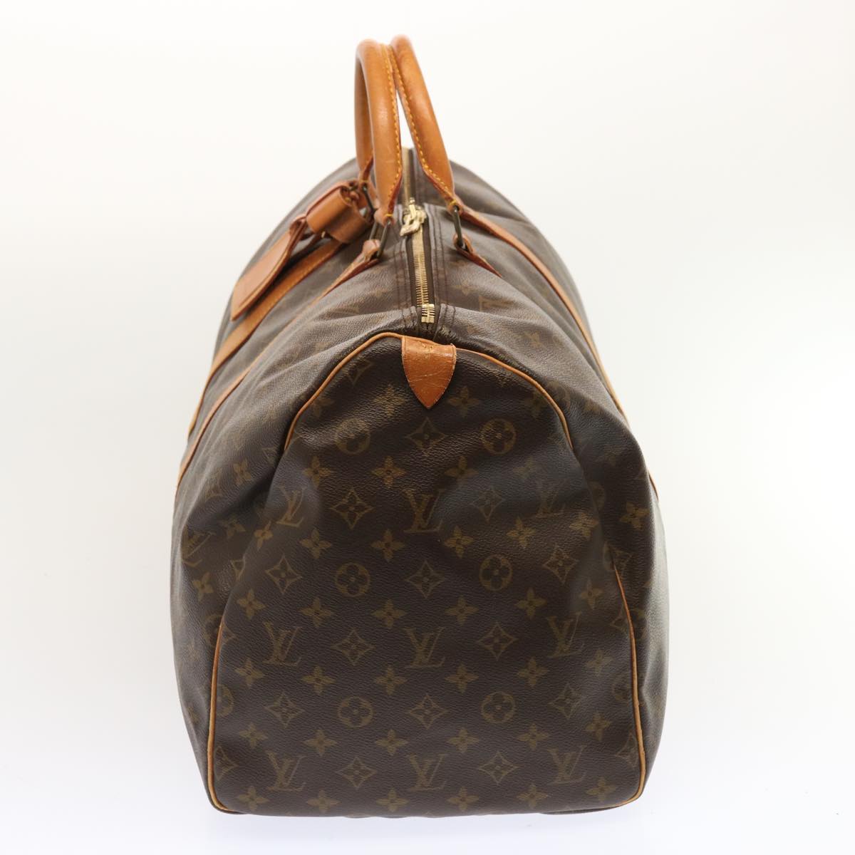 LOUIS VUITTON Monogram Keepall 55 Boston Bag M41424 LV 72487