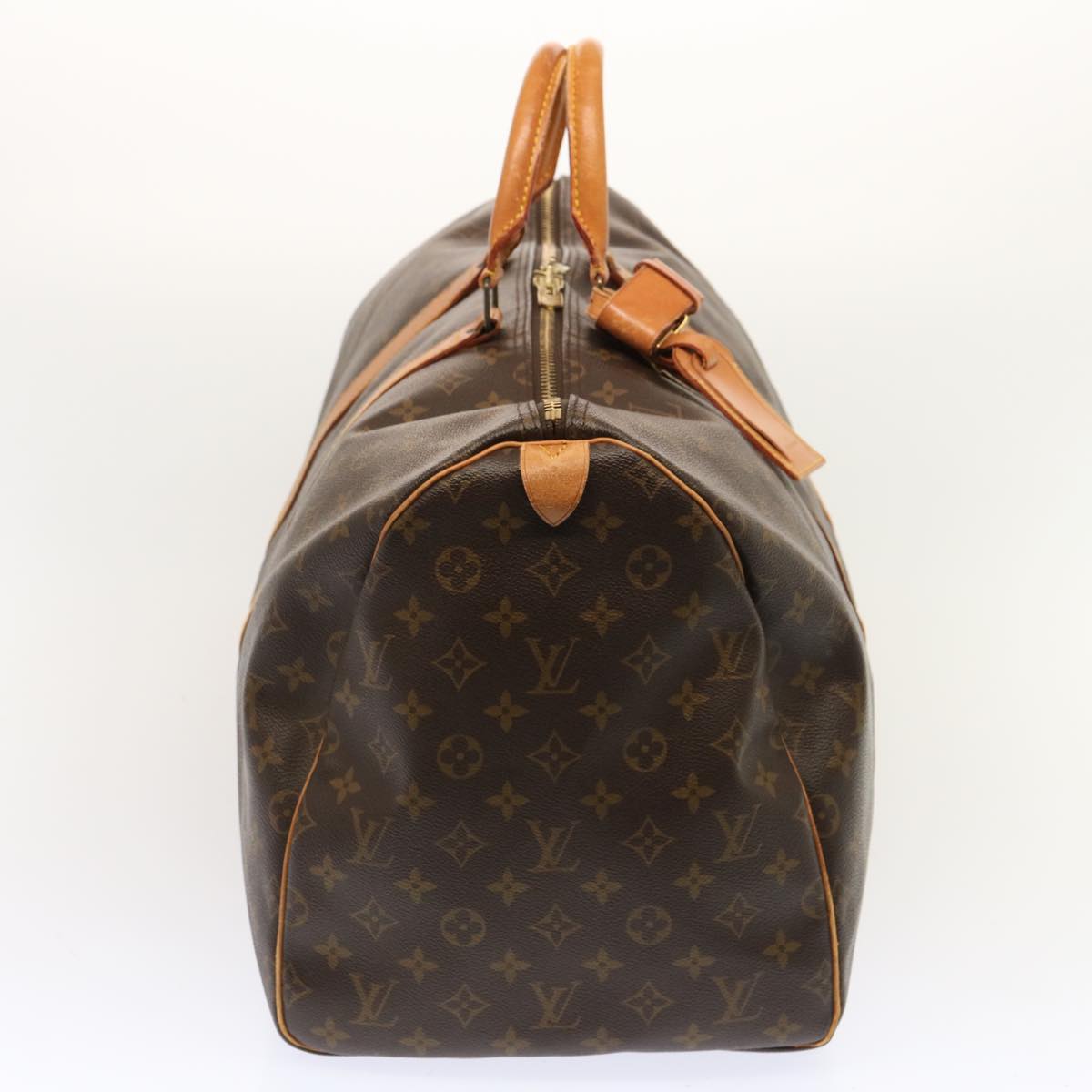 LOUIS VUITTON Monogram Keepall 55 Boston Bag M41424 LV 72487