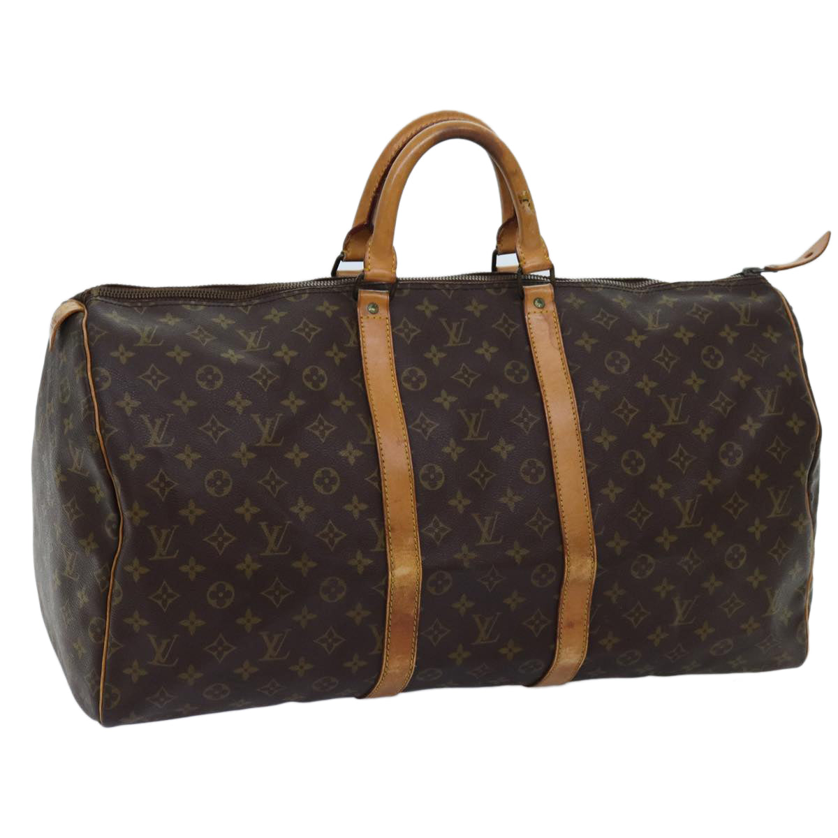 LOUIS VUITTON Monogram Keepall 55 Boston Bag Vintage M41424 LV 72492