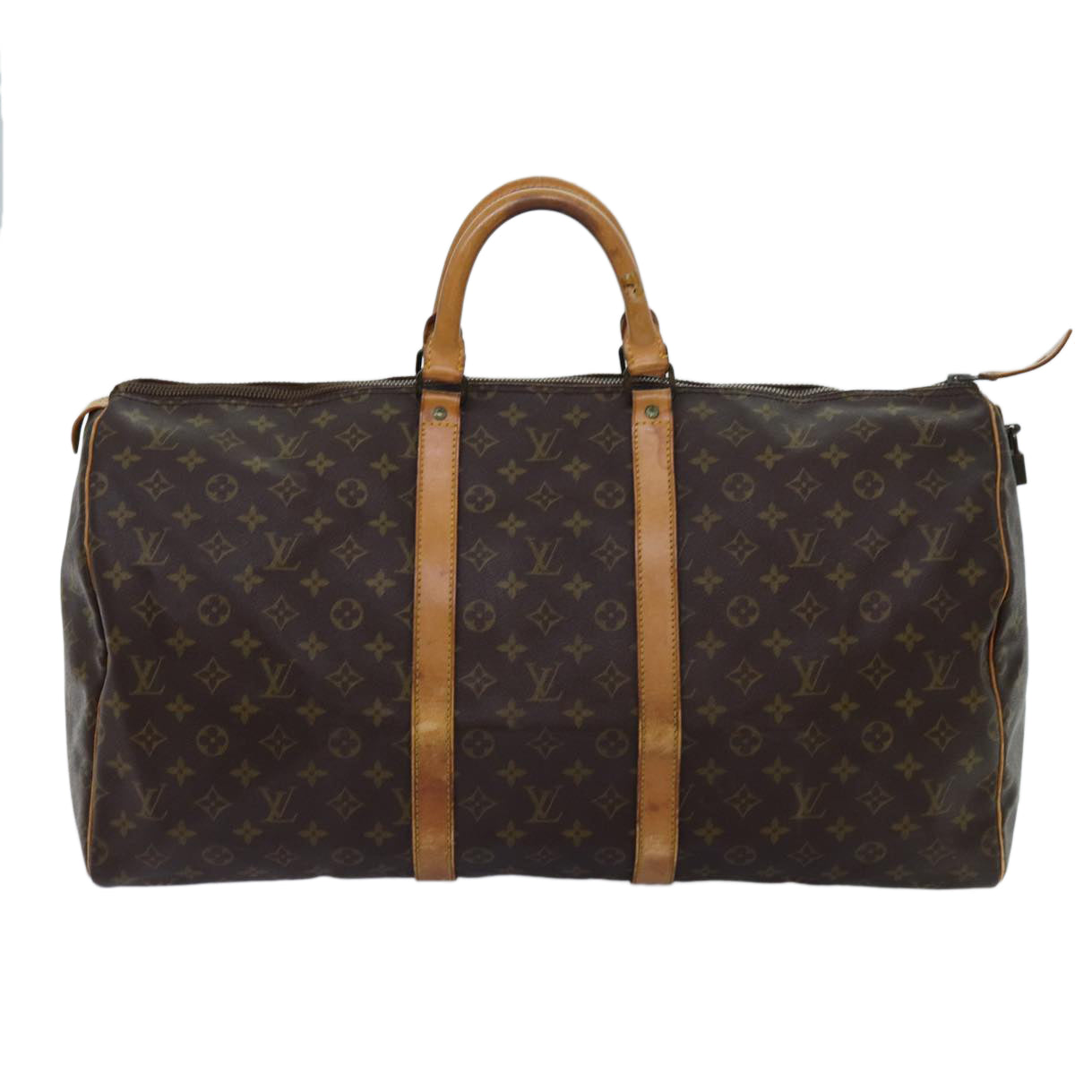 LOUIS VUITTON Monogram Keepall 55 Boston Bag Vintage M41424 LV 72492
