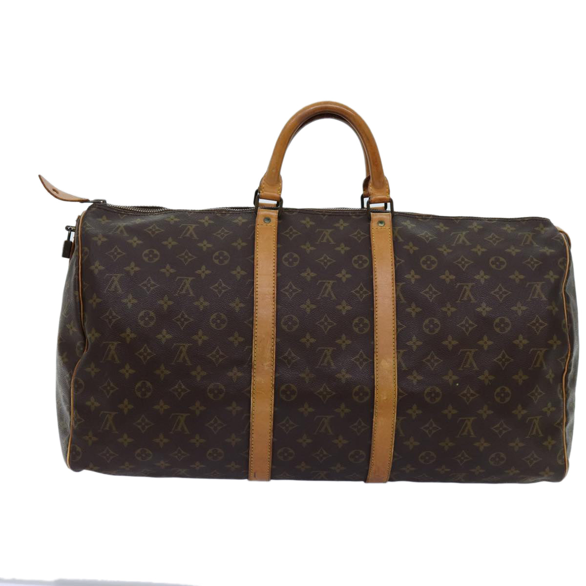LOUIS VUITTON Monogram Keepall 55 Boston Bag Vintage M41424 LV 72492