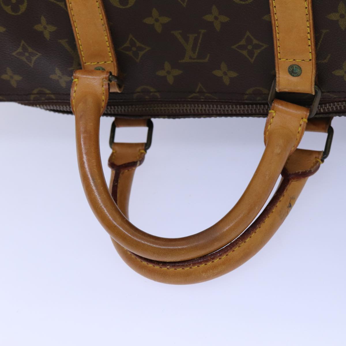 LOUIS VUITTON Monogram Keepall 55 Boston Bag Vintage M41424 LV 72492